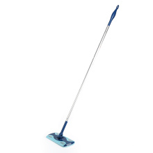 Hot selling non-woven cloth floor cleaning flat mop with four section aluminum handle